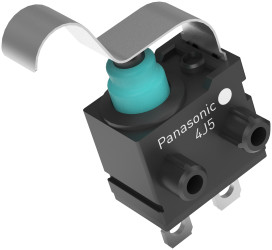 Mikroprzełącznik błyskawiczny z dźwignią z rolką Panasonic SPST IP67