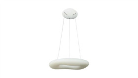 Lampa Wisząca Led 38W 3900Lm Biała Ściemniana Okrągła 213959
