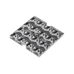 Soczewka LED Street Lighting 16-LEDowa Bezbarwny Metakrylan polimetylu (PMMA) Kwadratowy, Ledil, seria: STRADELLA