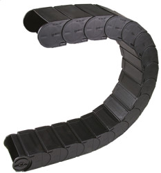 Koryto kablowe szerokość 100 mm głębokość 50mm typ Łańcuch kablowy Igus Igumid G Elastyczny Czarny