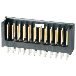 TE Connectivity 280384-1 Ampmodu II Pin Header Straight Shrouded Tin 2x4P Black