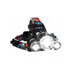 Latarka czołowa 3xCREE T6 LED na 2 akumulatory 18650