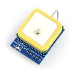 Moduł GPS / GLONASS NEO-7M-C UART z anteną - piny proste