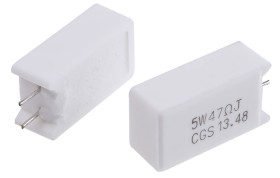 Rezystor 47Ω 5W ±5% ±300ppm/°C drutowy TE Connectivity