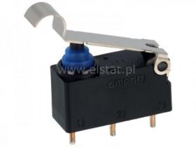 Przełącznik krańcowy; dźwig.wygięta 17mm 0,1A 125V