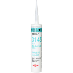 Dowsil&#x2122; 2667304 3145 RTV Mil-A-46146 Adhesive Sealant Clear 310ml Cartridge