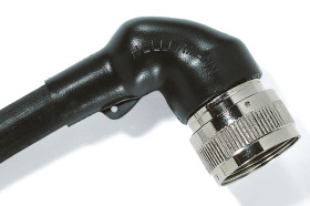 Kształt kąta prostego Styl VG, Czarny, materiał: Poliolefina usieciowana (POX), 24mm,HellermannTyton