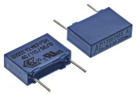 Kondensator foliowy 2.2nF 300V ac EPCOS Polipropylenowe rozstaw: 10mm THT ±20