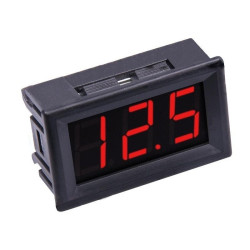 MIERNIK TEMPERATURY do czujnika DS18B20 12V -55 - 125 oC Czerwony