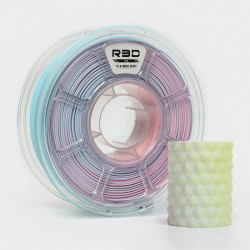 R3D PLA Magic MATTE 1.75mm 1kg Tri-Color Blue Green Pink , multi, wielokolorowy, matowy