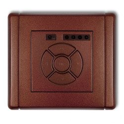 FLEXI Elektroniczny sterownik roletowy (przycisk strefowy) brązowy metalik 9FSR-5