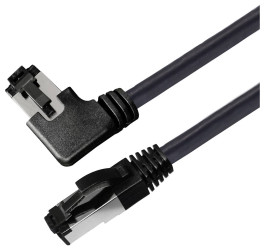 kabel LAN Maxtrack TI51-3L, 1 szt., RJ45, CAT 8.1, S/FTP, 3 m, czarny