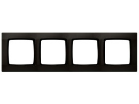 KARO Ramka 4 poczwórna czekoladowy metalik R-4S/40 OSPEL