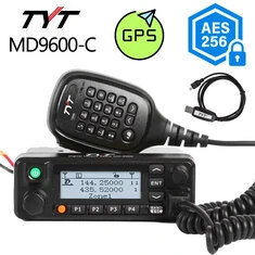 TYT MD-9600 DMR Radio Mobilne Dwuzakresowe VHF UHF 50W 1000 Kanałów GPS Szyfrowanie Możliwość Uaktualnienia LCD Komunikat Głosow