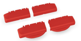 Hinge, ABS, (L x W x H) 100 x 27 x 48.3 mm, red, for B 233012/B 273612, 96930000