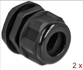 60387 Cable Gland PG21 for flat cable bk 2 pcs