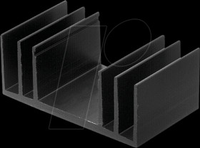 SK 18/75/SA Heat sink, 75 mm, aluminum, 2.75 K/W.