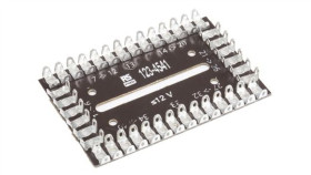 Płytka Z Łączówkami Lutowniczymi, 40-Pinowy, Raster 6Mm, 4-Rzędowy, 12 V