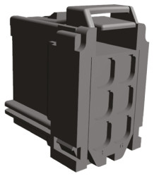 Złącze samochodowe 6-pinowe 3-rzędowe raster: 5mm TE Connectivity Żeński Montaż na kablu AMP MCP 2.8 Styk serii MCP