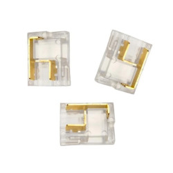 Złączka LED COB/SMD 8mm 2 piny, narożna L/T 10szt
