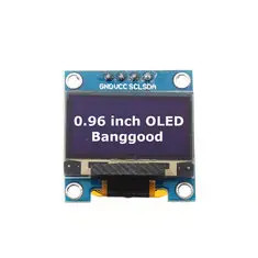 10 sztuk Biały 0,96 calowy OLED Wyświetlacz komunikacji I2C IIC 128*64 Moduł LCD