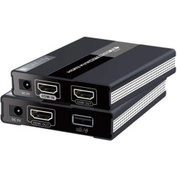 Konwerter KVM HDMI/USB 1080p60Hz do 60m po kablu sieciowym Kat6 PoC IDATA HDMI-KVM60