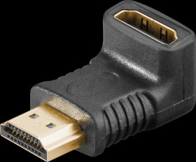 65749 Adapter, HDMI male to female, 8K 60 Hz, 270° vertical