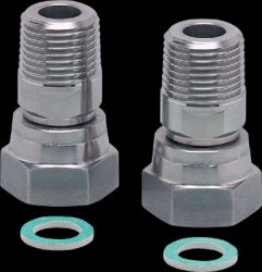 Installation adapter, 16 bar, G 1/2, 1/2&quot; NPT for flow sensors SM6, E40200