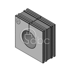 Moduł uszczelniający KT duży, KT 21, z otworem 1x21-22 mm, 41221