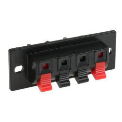 4-wire Loudspeaker Clamp Wire Terminal - Quick Connector