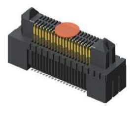 Gniazdo PCB 20 -pinowe 2 -rzędowe raster: 0.8mm