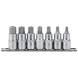Draper Expert 16334 1/2&quot; Sq. Dr. TX-STAR&#xAE; Security Socket Bit Set (7 Piece)