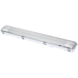 Sygonix SY-6332586 LED wet room diffusor Neutral white Grey 18 W T8 tube