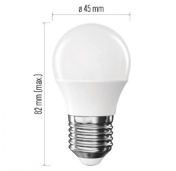 LED BASIC MINI GLOBE 5,5W(40W 470LM E27
