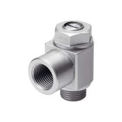FESTO 8068724 VFOE choke check valve 0.2-10 bar M5 thread compact light