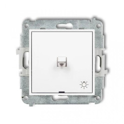 MINI Mechanizm łącznika zwierny światło w stylu amerykańskim biały mat 25MWPUS-5