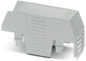 Upper part of housing, ABS/PC, (W x H x D) 22.6 x 75.26 x 36.95 mm, light gray, for enclosure, 1071151