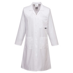 Coat Lab Ladies White Polycotton - XL