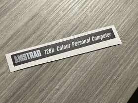Amstrad 128k Colour main badge ENGLISH