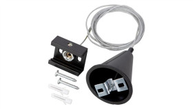 Zawiesie Prowadnica Track Czarny 3-Obwodowy Ml1195 Milagro