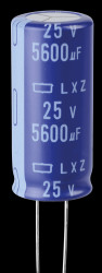 ELXZ250ELL562MM40S ELKO, 5600 µF, 25 V, 105 °C