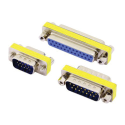 Encitech 2401-0100-11 DMGC-0909-MF D-Sub 9-pin Plug to 9-pin Socket Adapter