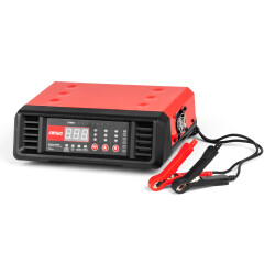 Ładowarka, prostownik samochodowy 6V / 12V do akumulatorów: AGM, GEL, LIQ, MF, Ca, LFP – AMIO-4056