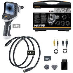 Laserliner 082.247A Endoscope 17mm Probe 1.5m Length Adjustable 180&#xB0; Camera