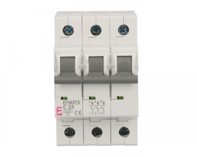Wyłącznik nadprądowy 3P C 25A 6kA AC ETIMAT 6 002145518