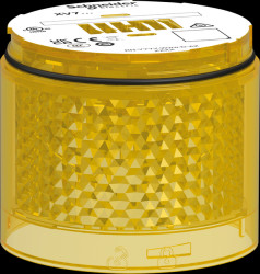 XVB7C68 Light element, modular, 70 mm, yellow, 24 V ACDC, strobe light,