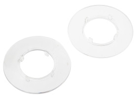 Wskaźnik potencjometru oś: 24mm średnica: 46.8mm Plastik Przezroczysty RS PRO