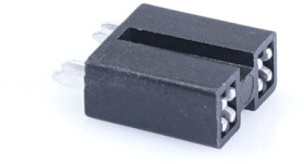 Car fuse holder, mini plug-in fuse, 30 A, 60 V, PCB mounting, 390001