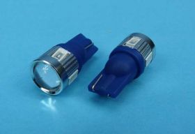 R-10 10-30V COB LED BLUE Z COKOŁ.PLAS.