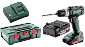 Wiertarko-Wkrętarka Akumulatorowa Metabo Bs 18 L 2X2ah, Ładowarka